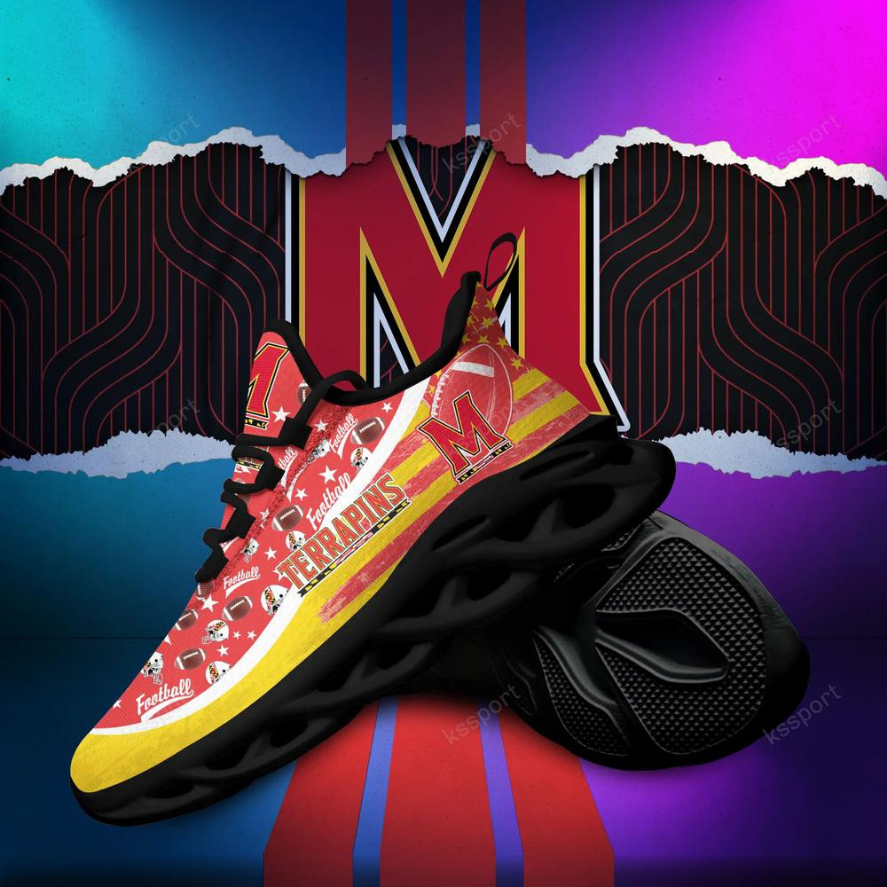 Maryland Terrapins Max Soul Clunky Sneakers - Famjoys Maryland Terrapins Max Soul Clunky Sneakers - Famjoys