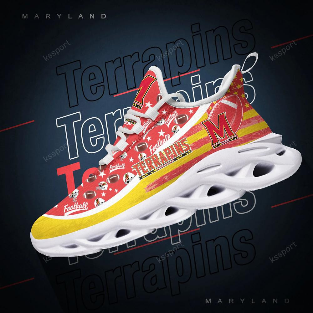 Maryland Terrapins Max Soul Clunky Sneakers - Famjoys Maryland Terrapins Max Soul Clunky Sneakers - Famjoys
