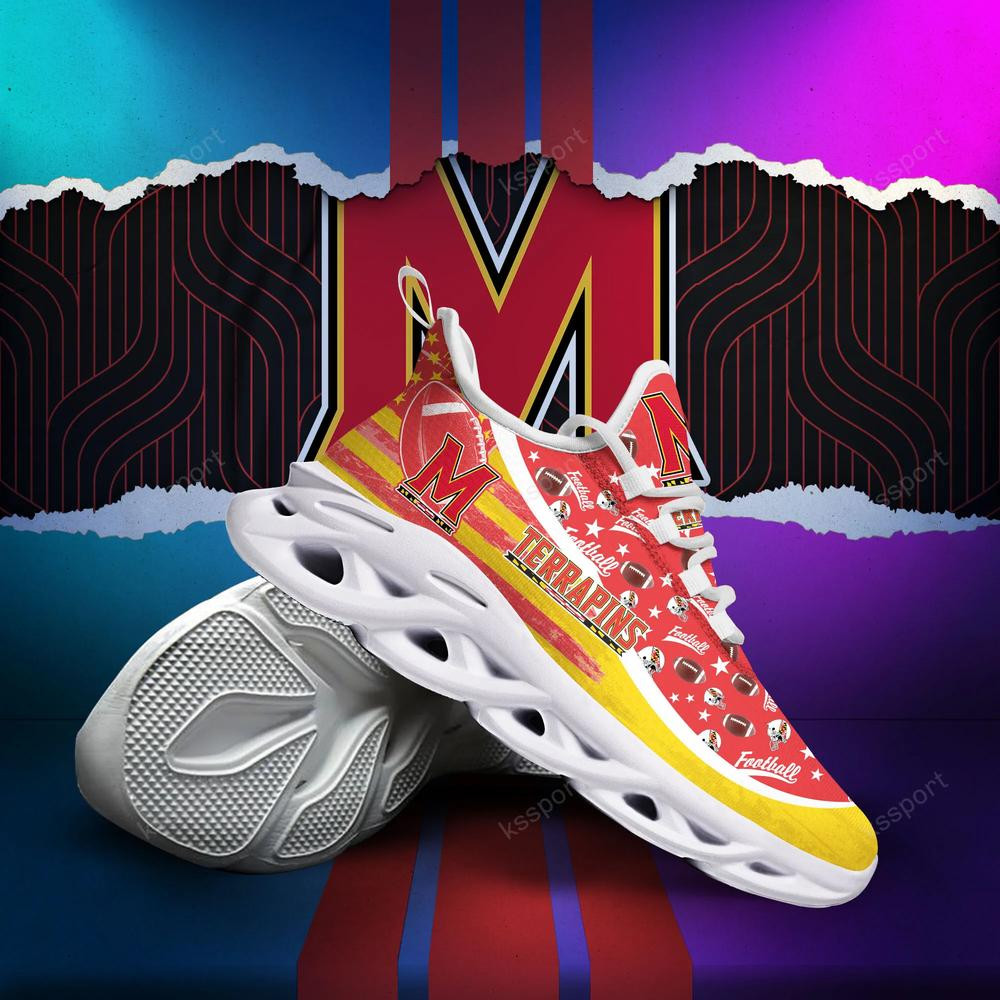 Maryland Terrapins Max Soul Clunky Sneakers - Famjoys Maryland Terrapins Max Soul Clunky Sneakers - Famjoys