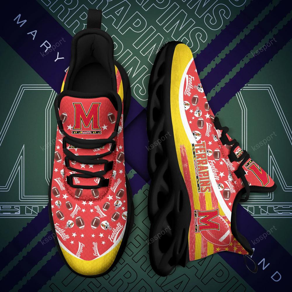Maryland Terrapins Max Soul Clunky Sneakers - Famjoys Maryland Terrapins Max Soul Clunky Sneakers - Famjoys