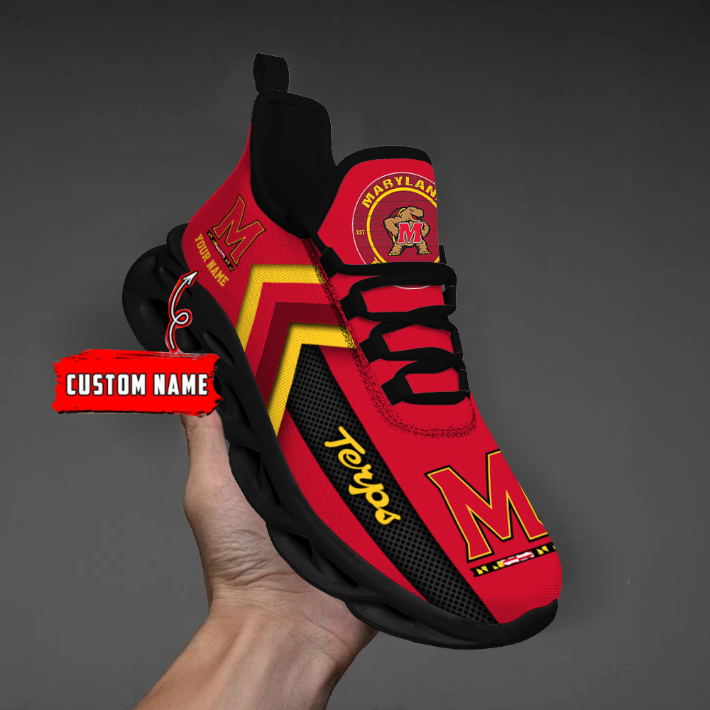Maryland Terrapins Personalized Custom Name Max Soul Shoes DS003 - Famjoys Maryland Terrapins Personalized Custom Name Max Soul Shoes DS003 - Famjoys