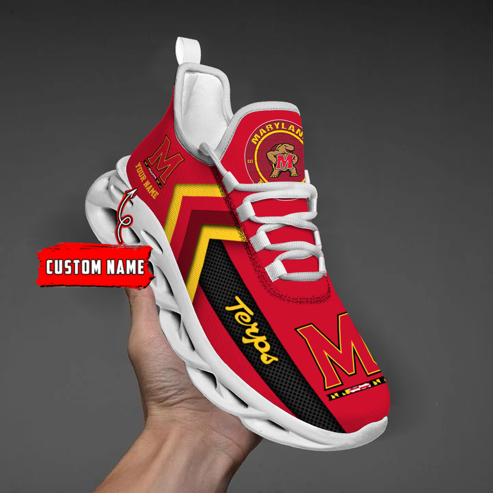 Maryland Terrapins Personalized Custom Name Max Soul Shoes DS003 - Famjoys Maryland Terrapins Personalized Custom Name Max Soul Shoes DS003 - Famjoys