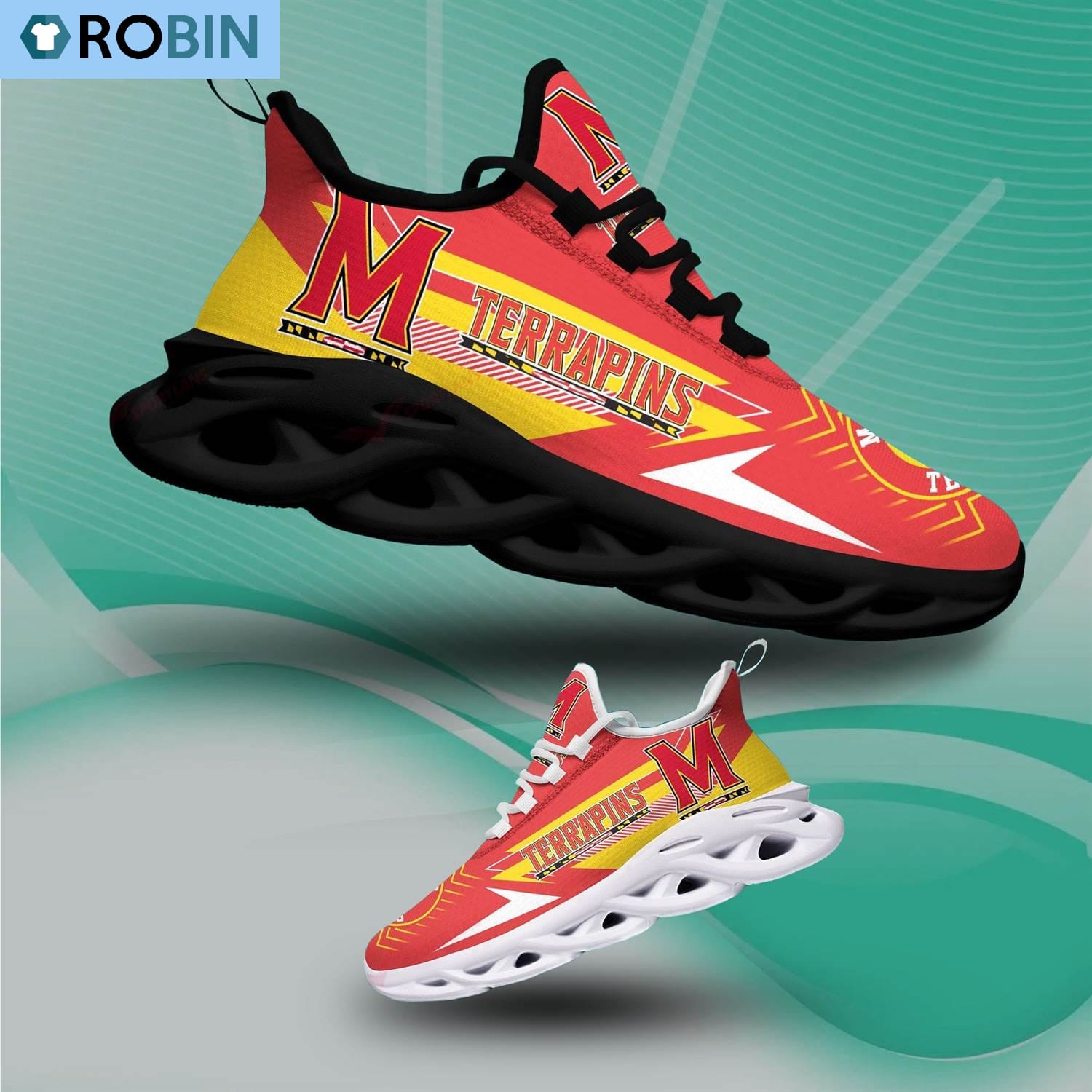 Maryland Terrapins Sneakers - Famjoys Maryland Terrapins Sneakers - Famjoys