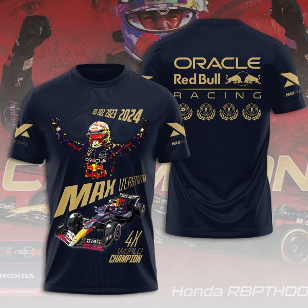 Max Verstappen 4Time World Champion Shirt - Famjoys Max Verstappen 4Time World Champion Shirt - Famjoys