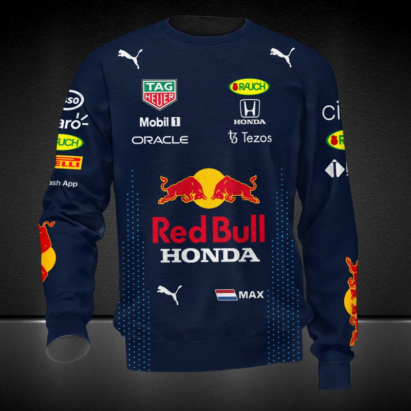 Max Verstappen, Red Bull Racing Honda Printing T-Shirt, Polo, Hoodie, Zip, Bomber 9374 - Famjoys Max Verstappen, Red Bull Racing Honda Printing T-Shirt, Polo, Hoodie, Zip, Bomber 9374 - Famjoys