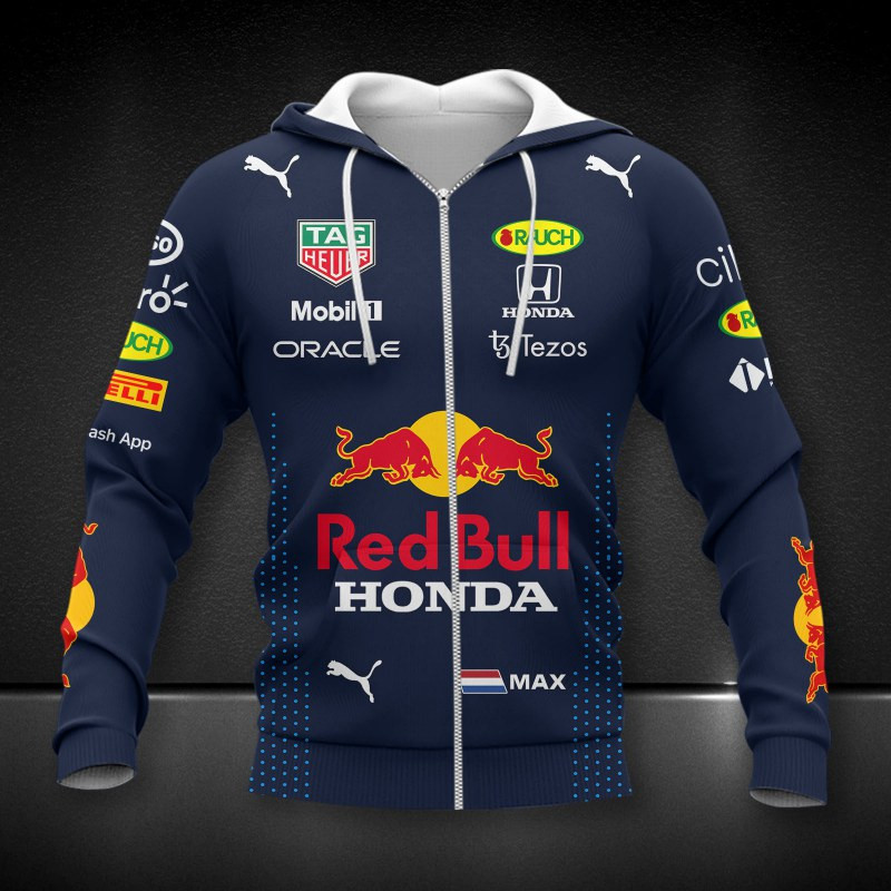 Max Verstappen, Red Bull Racing Honda Printing T-Shirt, Polo, Hoodie, Zip, Bomber 9374 - Famjoys Max Verstappen, Red Bull Racing Honda Printing T-Shirt, Polo, Hoodie, Zip, Bomber 9374 - Famjoys