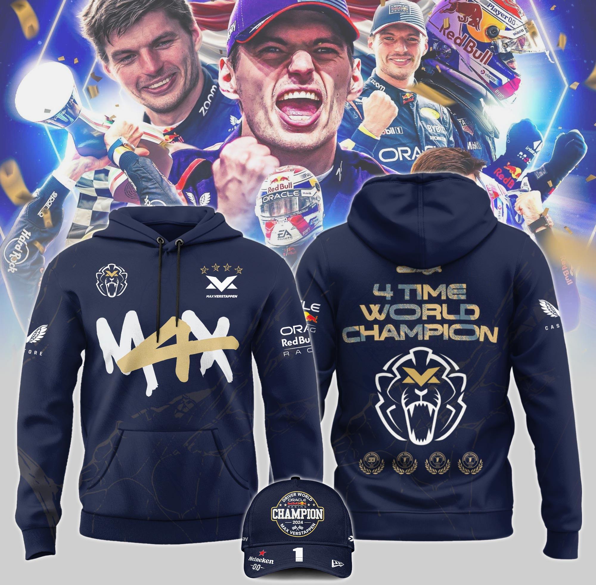 Max Verstappen World Champion Hoodie - Famjoys Max Verstappen World Champion Hoodie - Famjoys