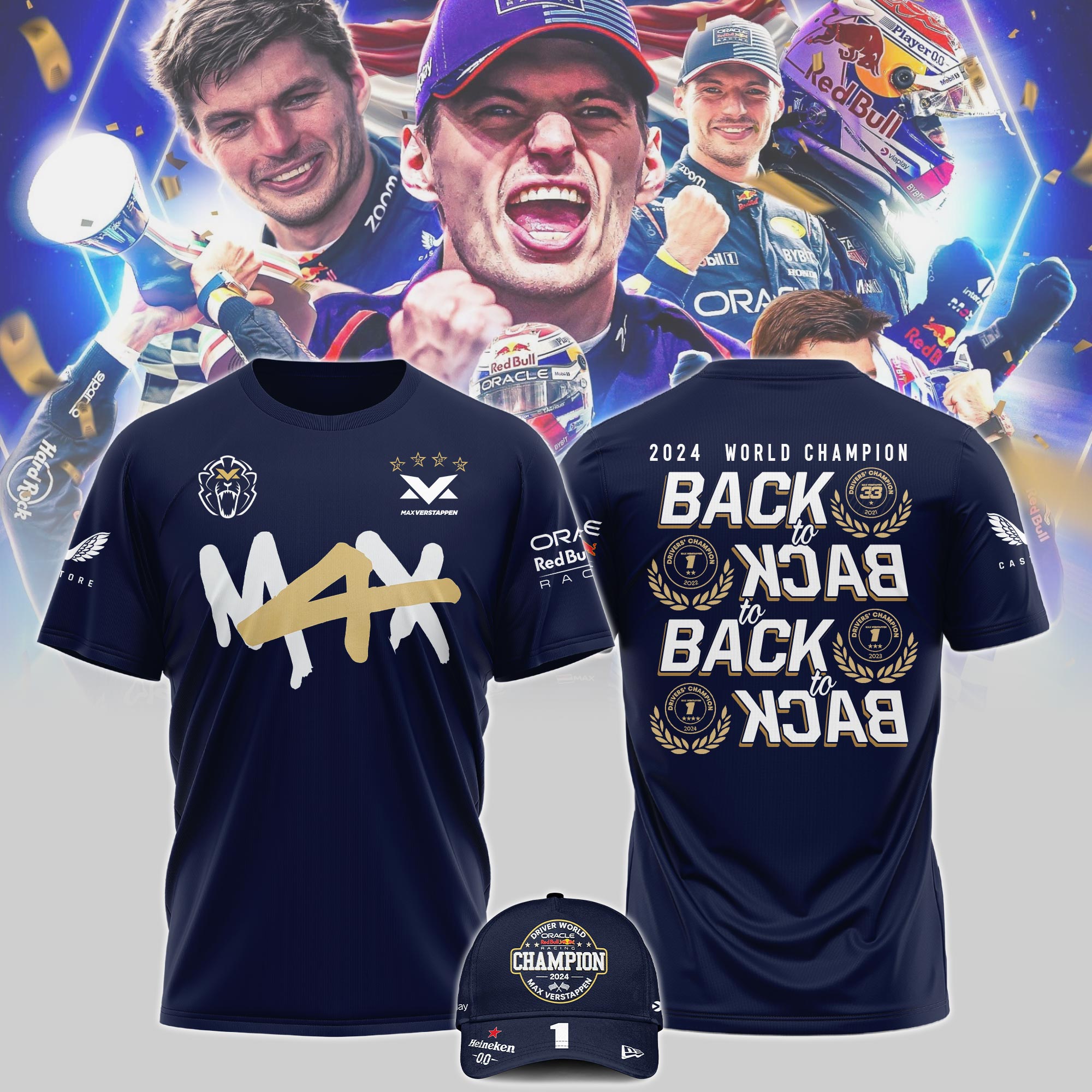Max Verstappen World Champion Tshirt - Famjoys Max Verstappen World Champion Tshirt - Famjoys