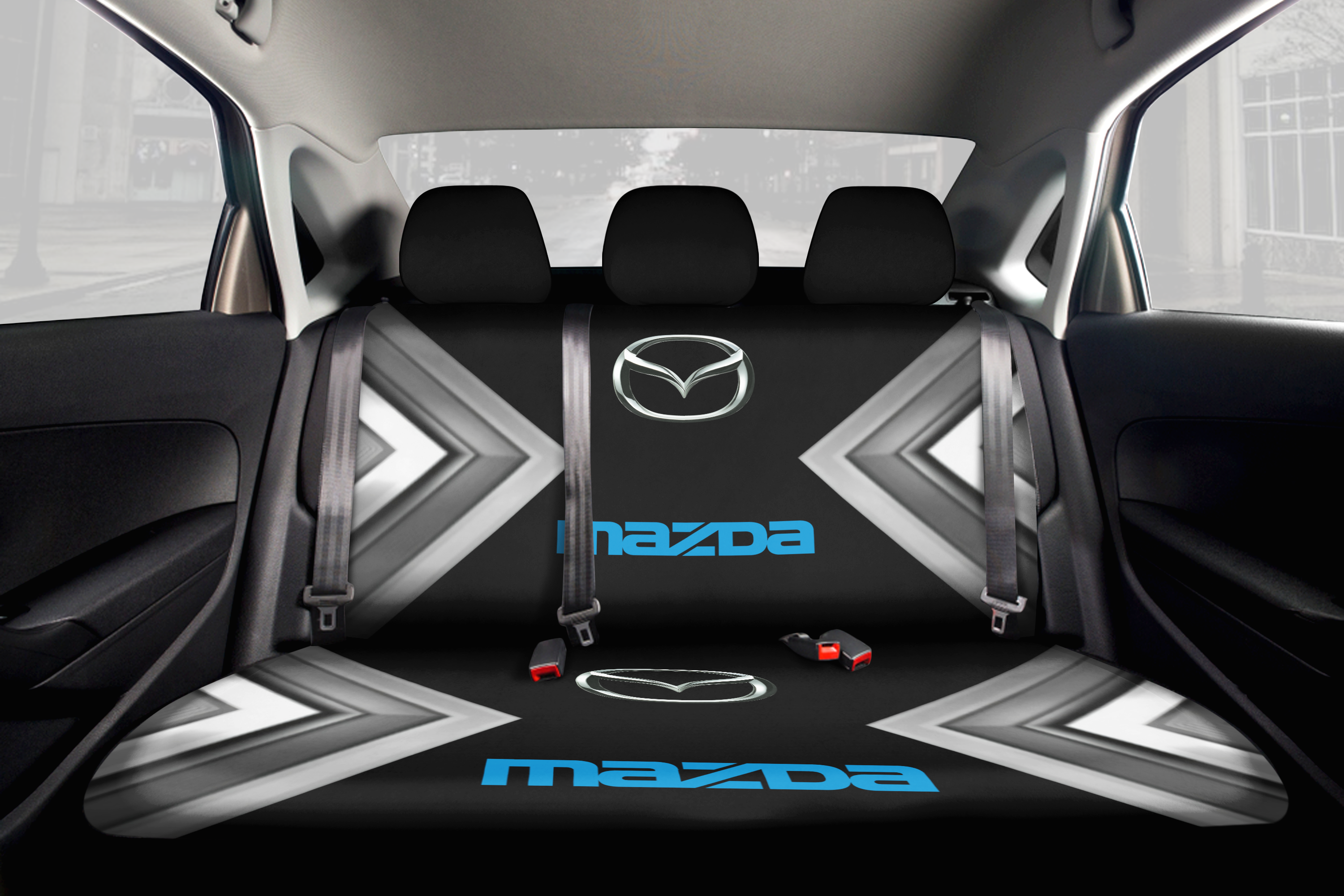 Mazda Back Seat Cover V1 - Famjoys Mazda Back Seat Cover V1 - Famjoys