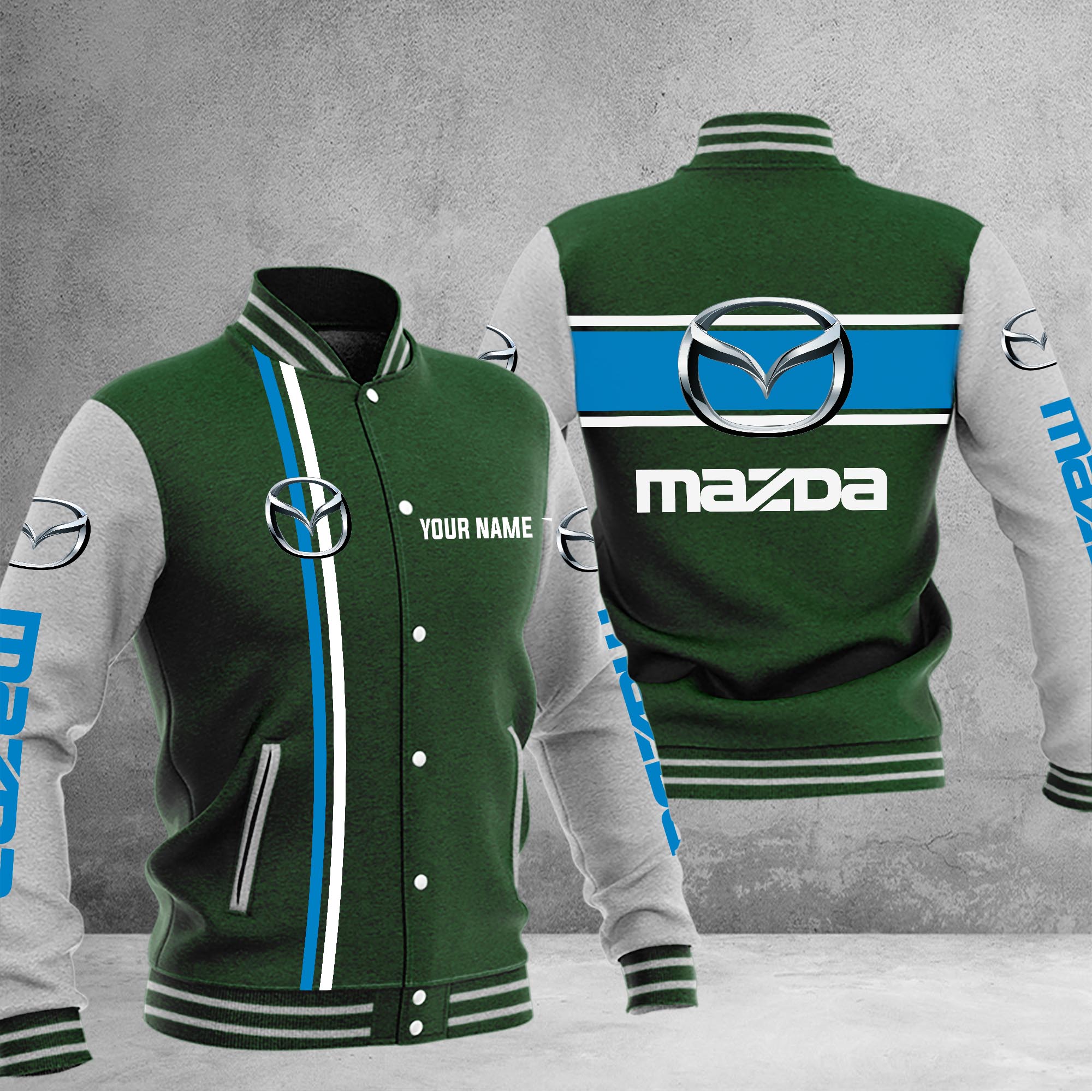 Mazda Baseball Jacket - Famjoys Mazda Baseball Jacket - Famjoys