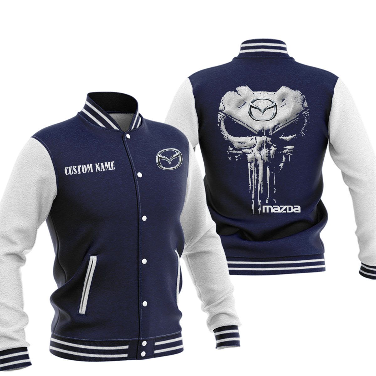 Mazda Baseball Jacket, Multicolor - Famjoys Mazda Baseball Jacket, Multicolor - Famjoys