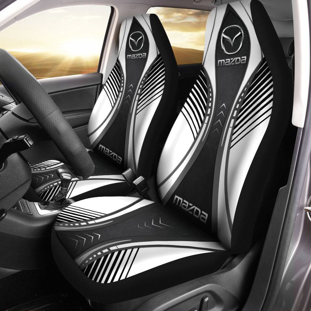 Mazda  Car Seat Cover (Set of 2) Ver 3 (White)