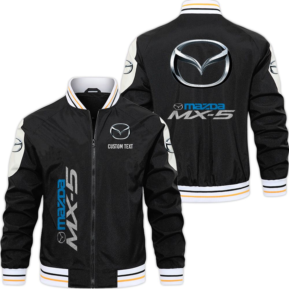 Mazda Mx5 Varsity Jacket, Zipper Jackets Customize Name - Famjoys Mazda Mx5 Varsity Jacket, Zipper Jackets Customize Name - Famjoys