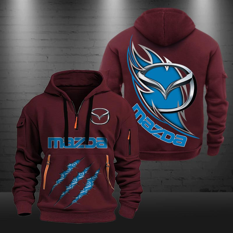 Mazda New Zip Hoodie 0460 Multicolor - Famjoys Mazda New Zip Hoodie 0460 Multicolor - Famjoys