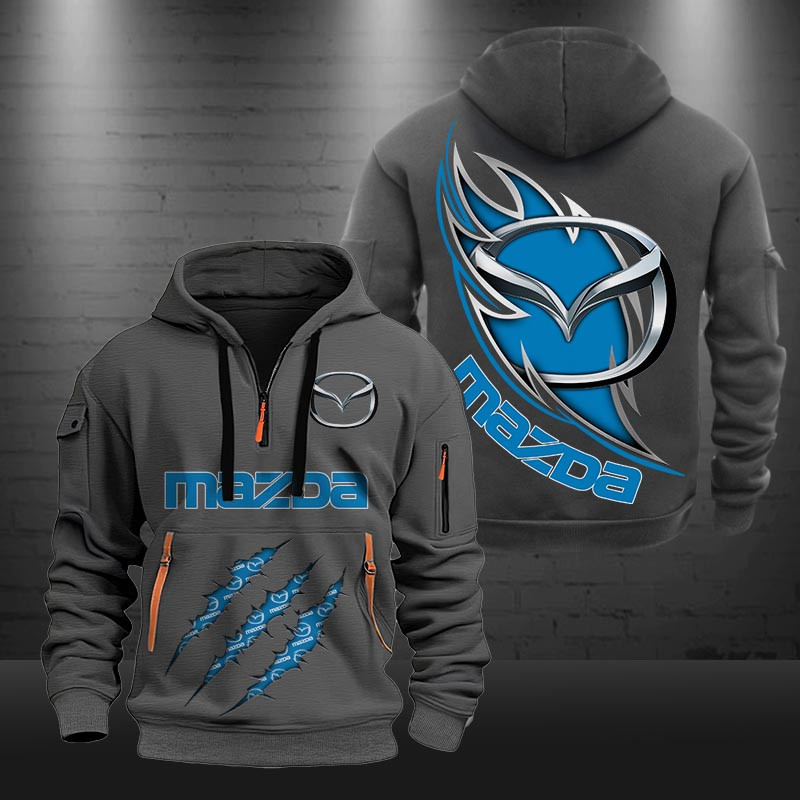 Mazda New Zip Hoodie 0460 Multicolor - Famjoys Mazda New Zip Hoodie 0460 Multicolor - Famjoys