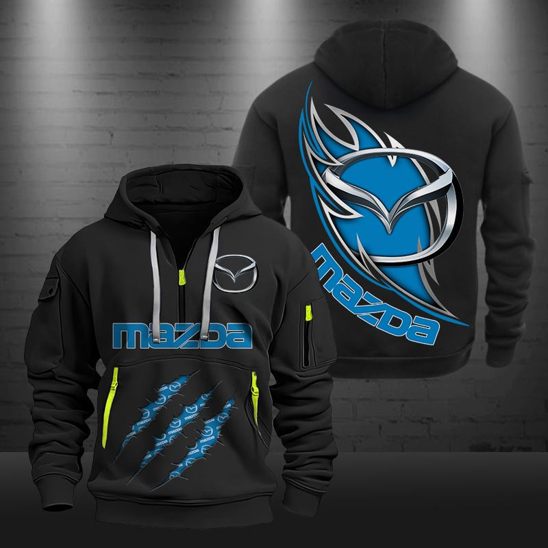Mazda New Zip Hoodie 0460 Multicolor - Famjoys Mazda New Zip Hoodie 0460 Multicolor - Famjoys