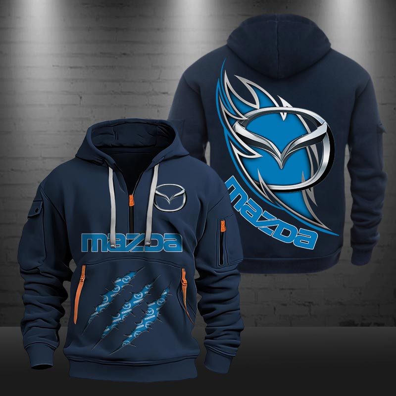 Mazda New Zip Hoodie 0460 Multicolor - Famjoys Mazda New Zip Hoodie 0460 Multicolor - Famjoys