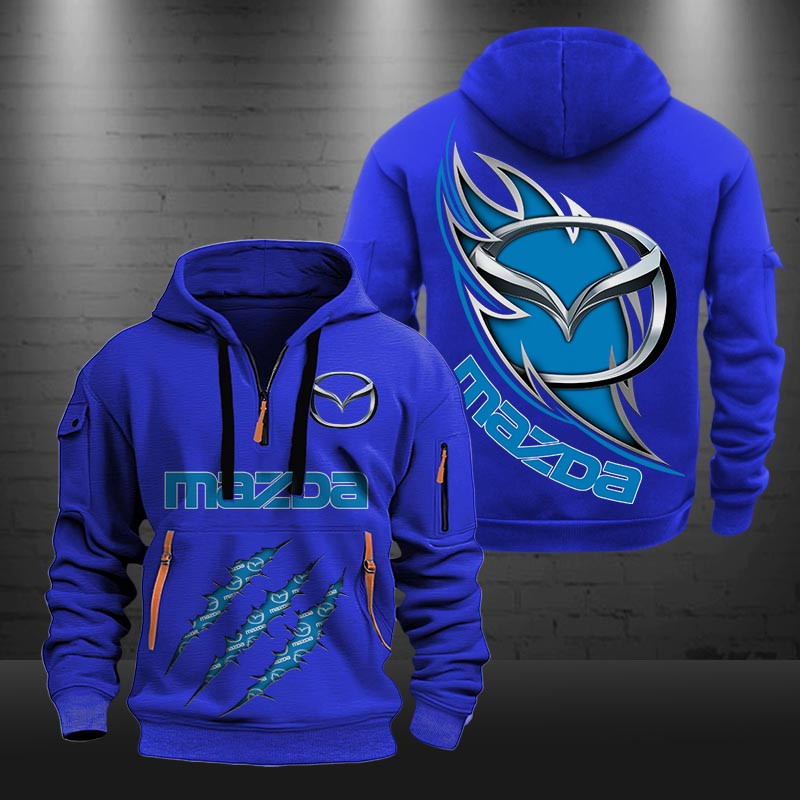 Mazda New Zip Hoodie 0460 Multicolor - Famjoys Mazda New Zip Hoodie 0460 Multicolor - Famjoys