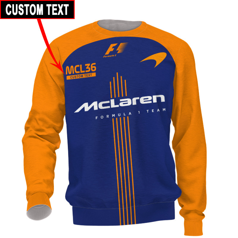 McLaren F1 Personalized t-shirt hoodie apparel 3D full printing - Famjoys McLaren F1 Personalized t-shirt hoodie apparel 3D full printing - Famjoys