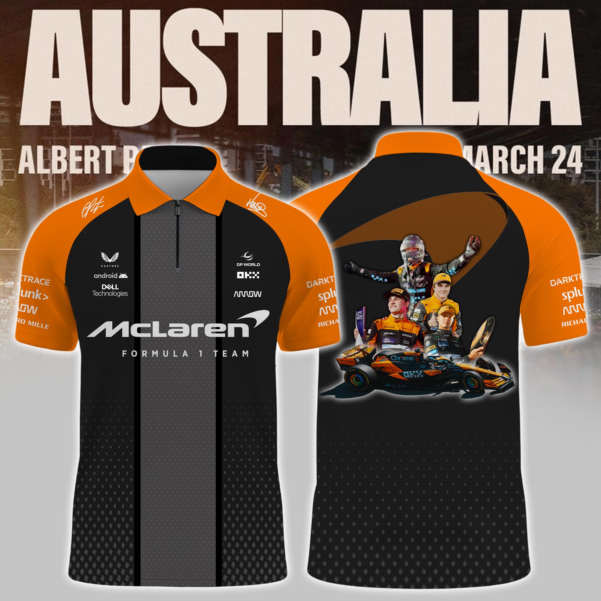 McLaren F1 Zip Polo 3D  Limited