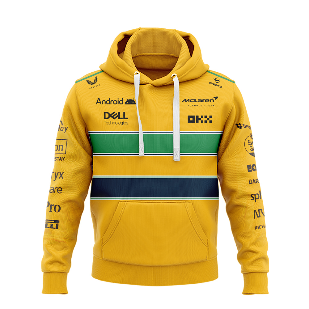 McLaren Teamwear Senna Monaco Hoodie Formula 1 - Famjoys McLaren Teamwear Senna Monaco Hoodie Formula 1 - Famjoys