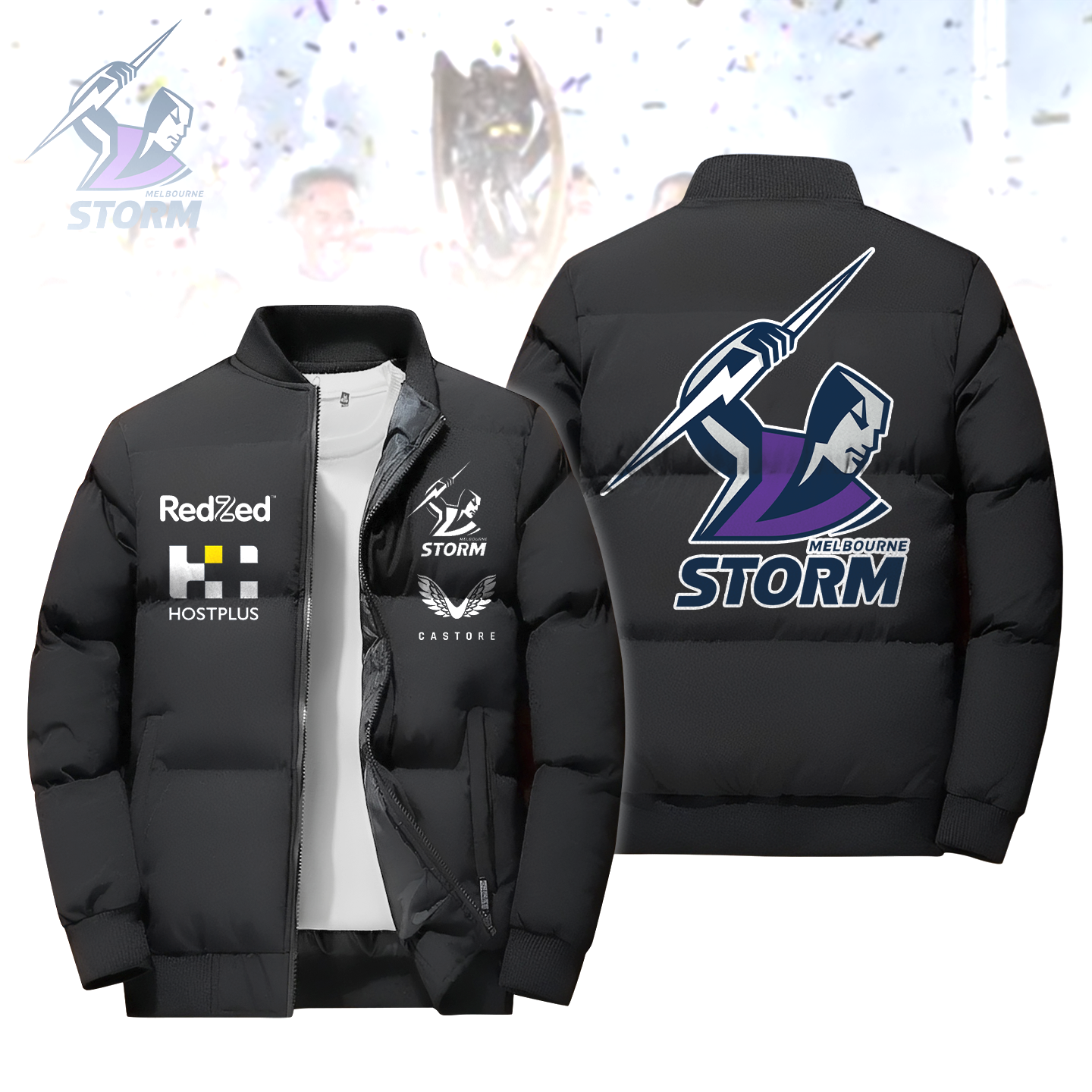 Melbourne Storm 3D Down Jacket v1 – EDTION - Famjoys Melbourne Storm 3D Down Jacket v1 – EDTION - Famjoys