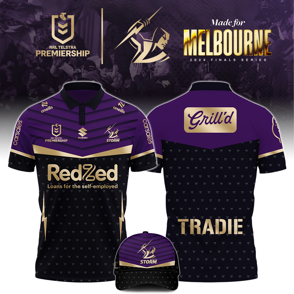 Melbourne Storm Classy Polo - Famjoys Melbourne Storm Classy Polo - Famjoys