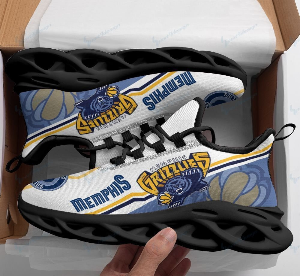 Memphis Grizzlies Max Soul YZ Running Sneakers 20 - Famjoys Memphis Grizzlies Max Soul YZ Running Sneakers 20 - Famjoys