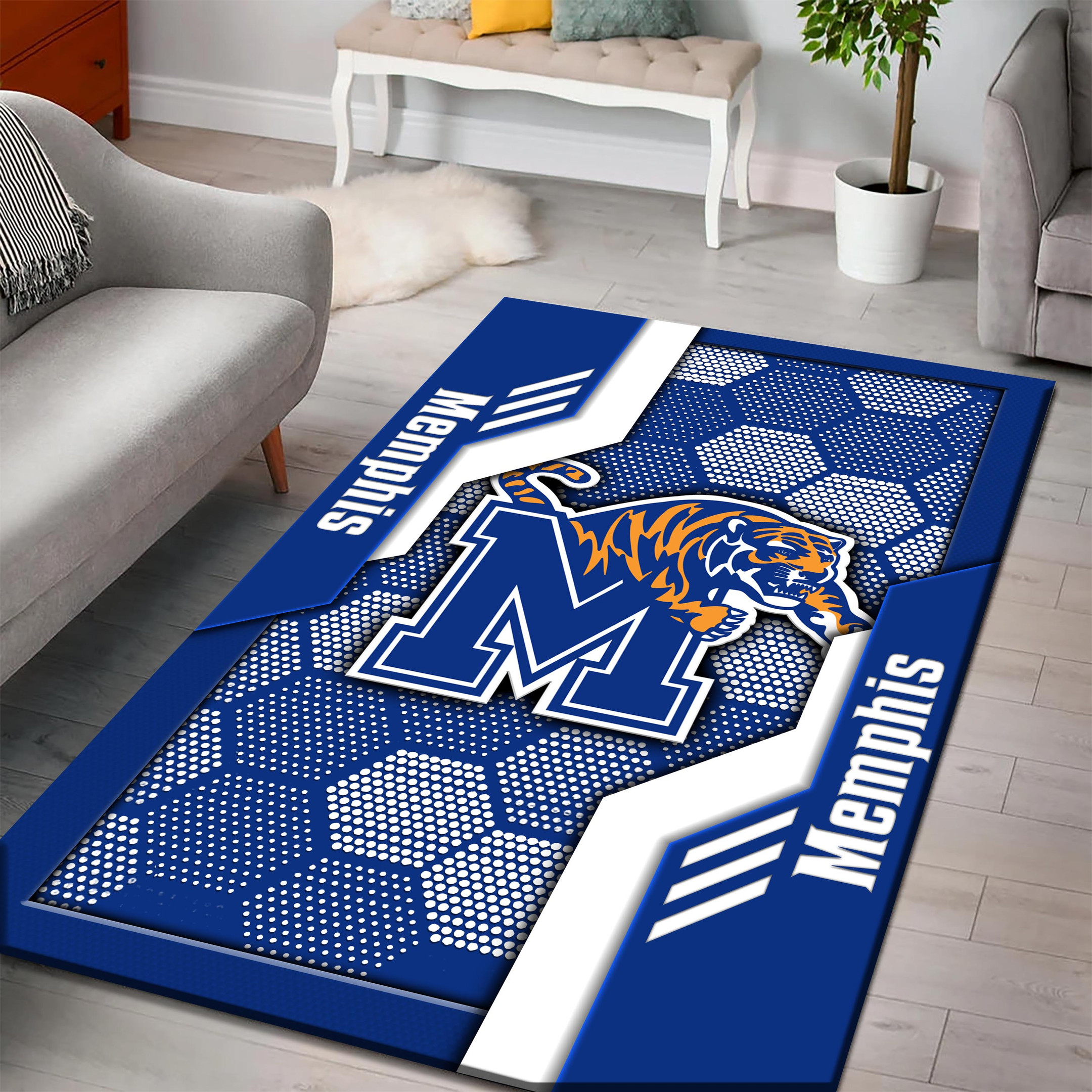 Memphis Tigers Area Rugs 3712