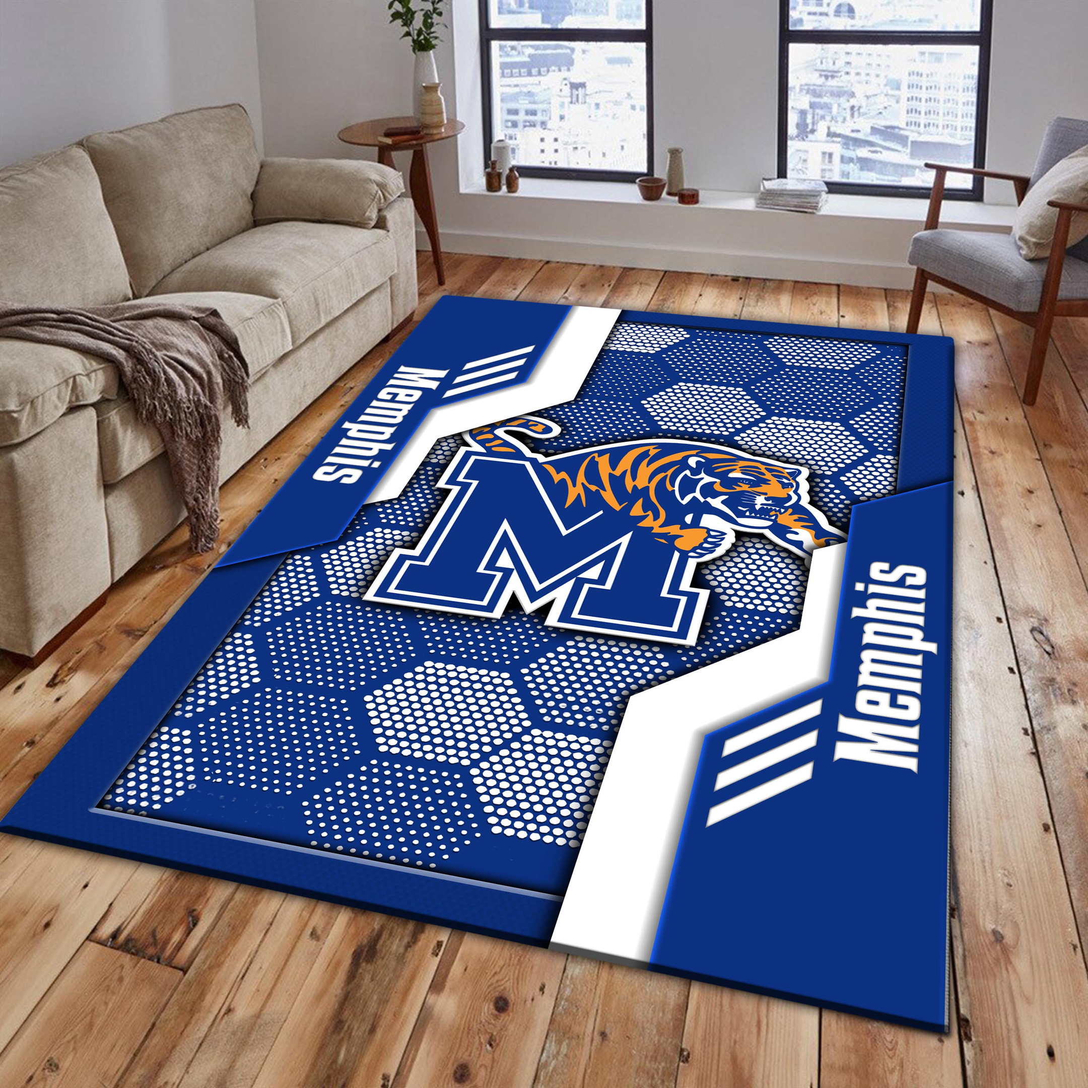 Memphis Tigers Area Rugs 3712