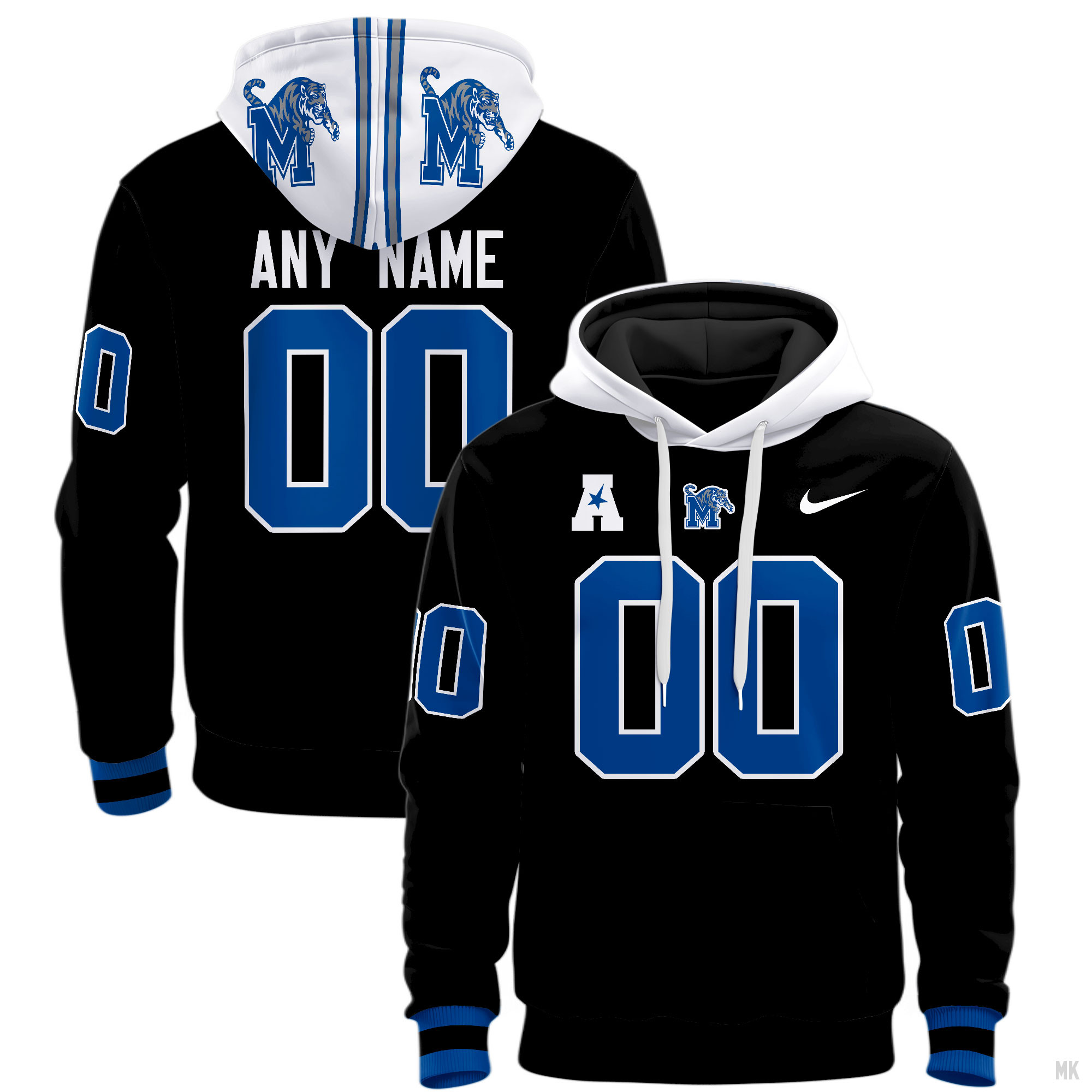Memphis Tigers Football Hoodie - Famjoys Memphis Tigers Football Hoodie - Famjoys