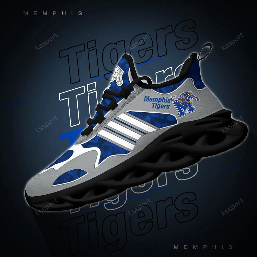 Memphis Tigers Max Soul Clunky, Camo Running Sneakers For Fan Ever - Famjoys Memphis Tigers Max Soul Clunky, Camo Running Sneakers For Fan Ever - Famjoys
