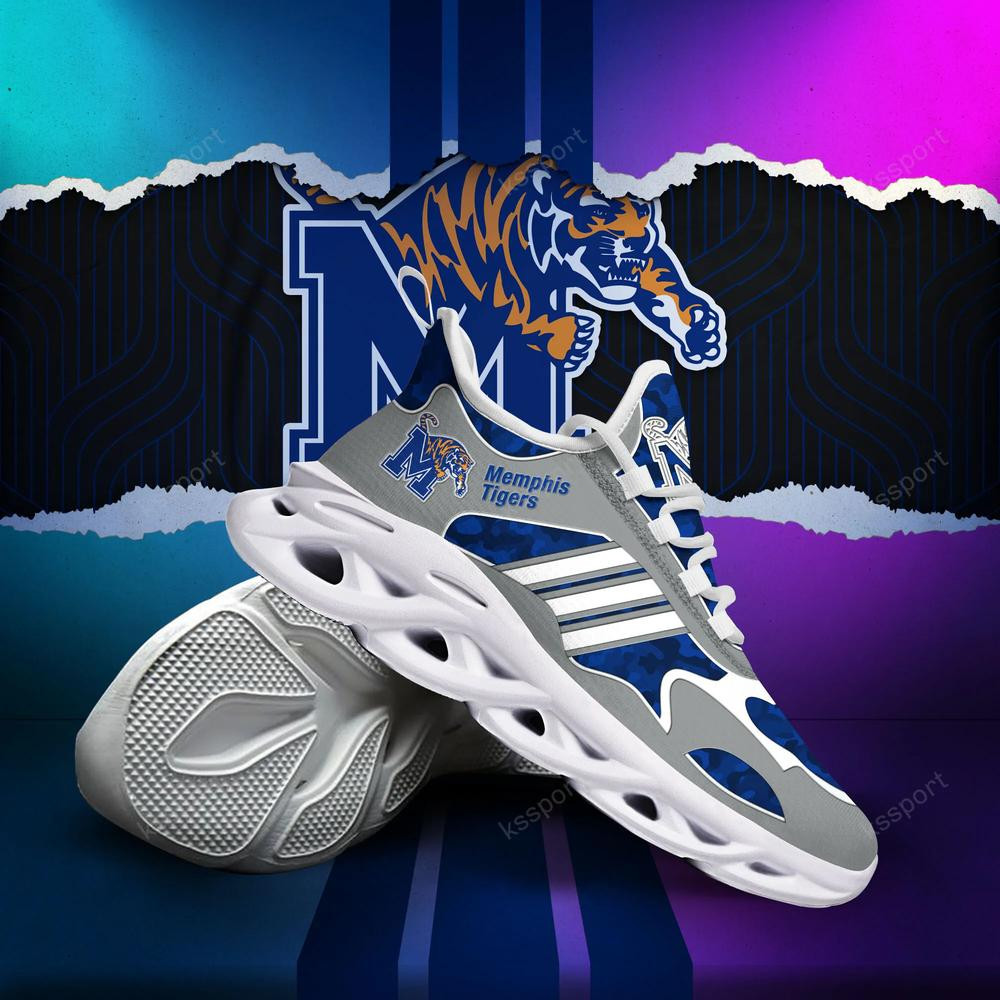 Memphis Tigers Max Soul Clunky, Camo Running Sneakers For Fan Ever - Famjoys Memphis Tigers Max Soul Clunky, Camo Running Sneakers For Fan Ever - Famjoys