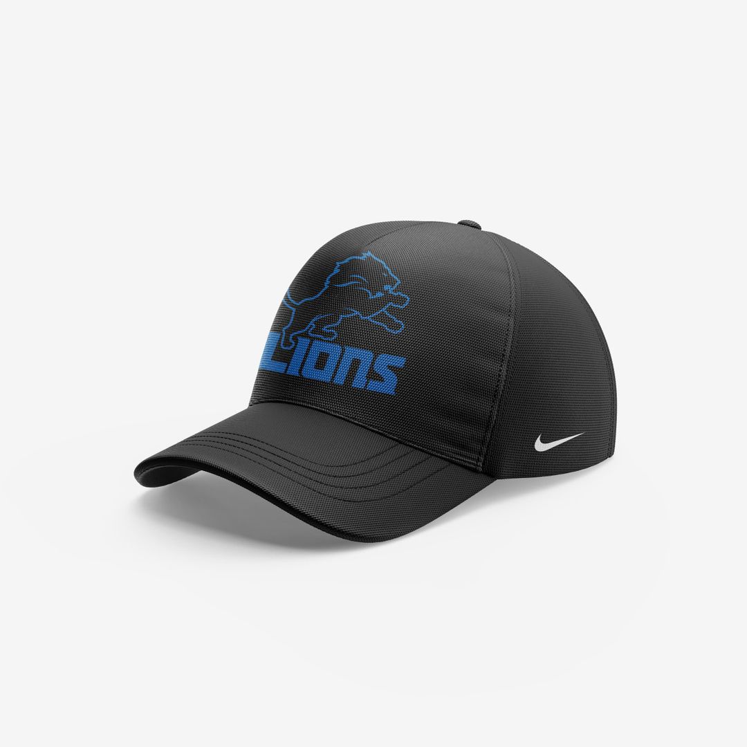 Men's Black Detroit Lions Alternate Helmet Pullover Hoodie - Famjoys Men's Black Detroit Lions Alternate Helmet Pullover Hoodie - Famjoys