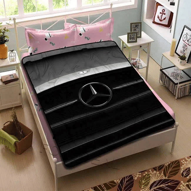 Mercedes Benz Blanket Quilt Bed Throw - Famjoys Mercedes Benz Blanket Quilt Bed Throw - Famjoys