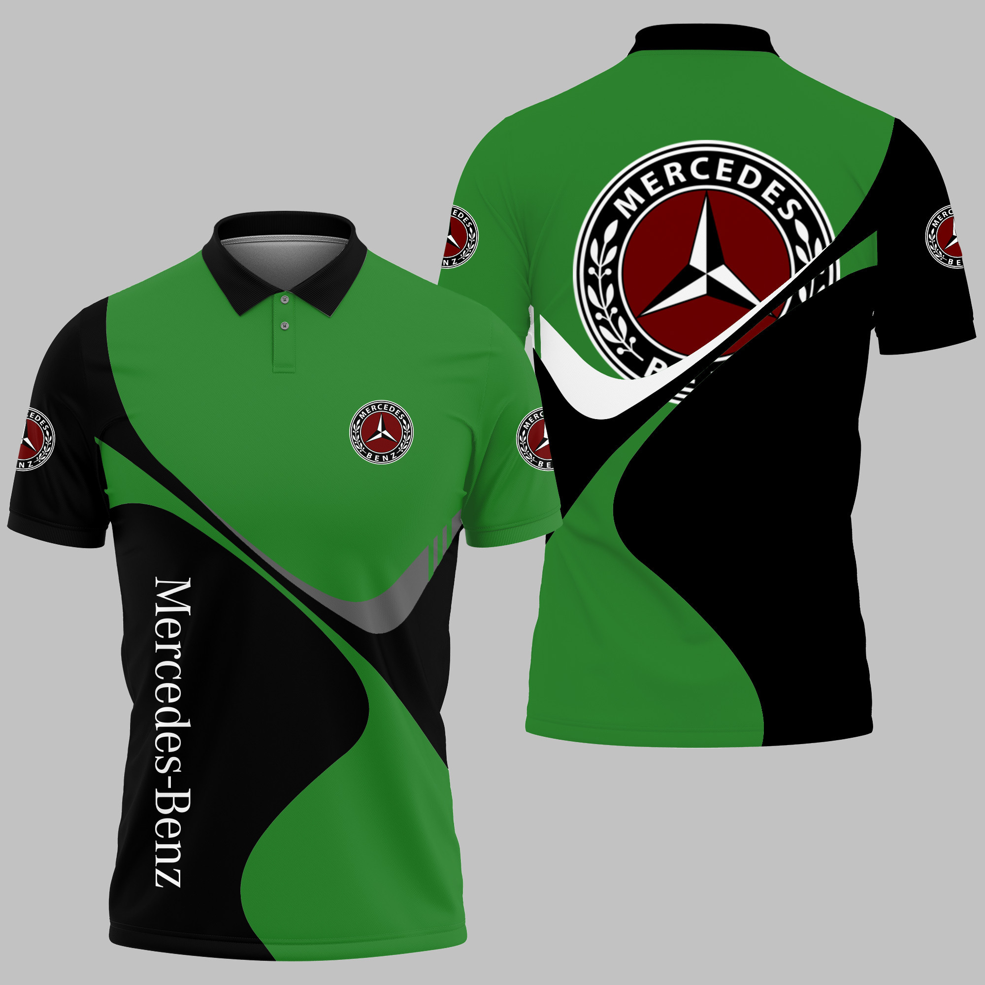 MERCEDES-BENZ Polo Shirt V01 - Famjoys MERCEDES-BENZ Polo Shirt V01 - Famjoys