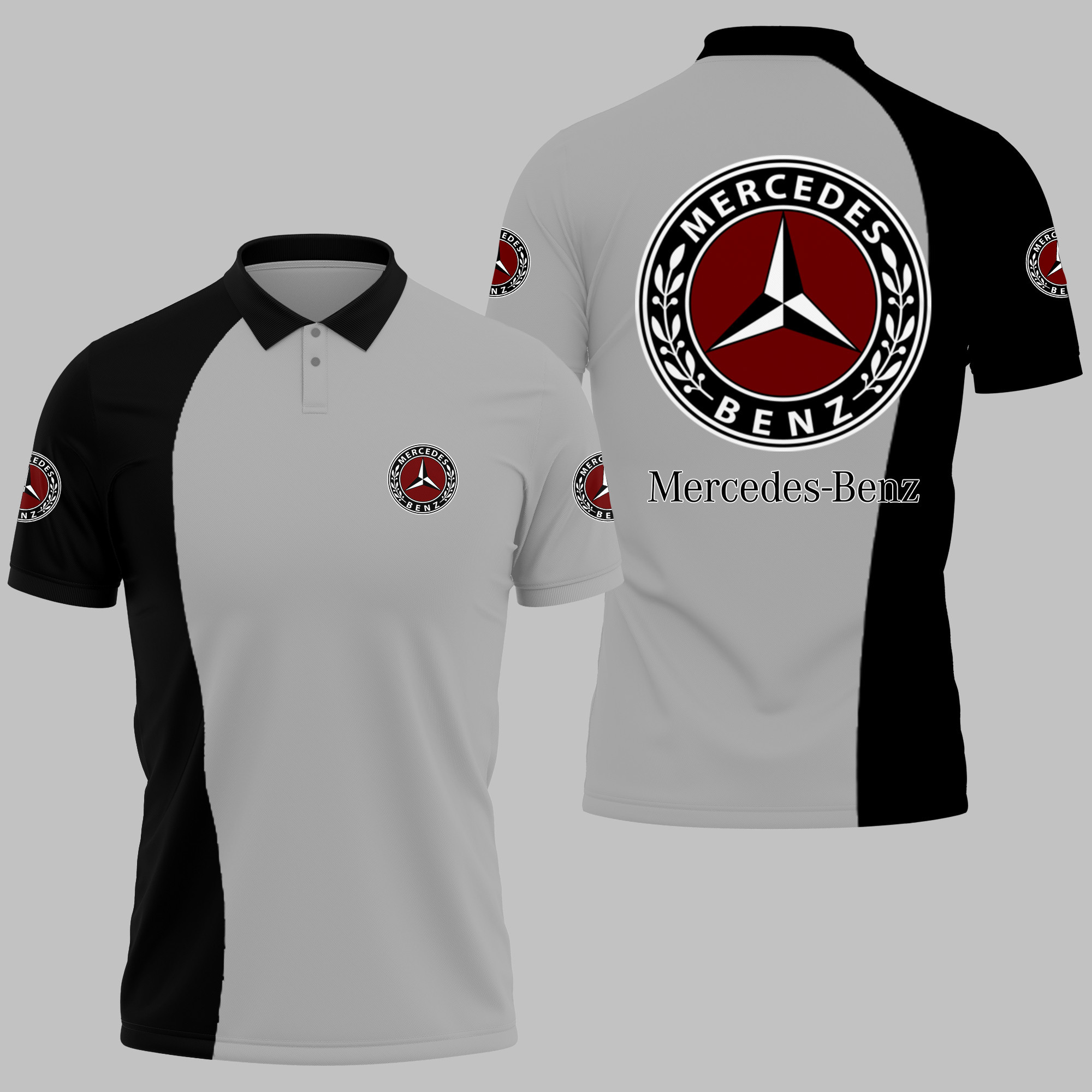 MERCEDES-BENZ Polo Shirt V02 - Famjoys MERCEDES-BENZ Polo Shirt V02 - Famjoys