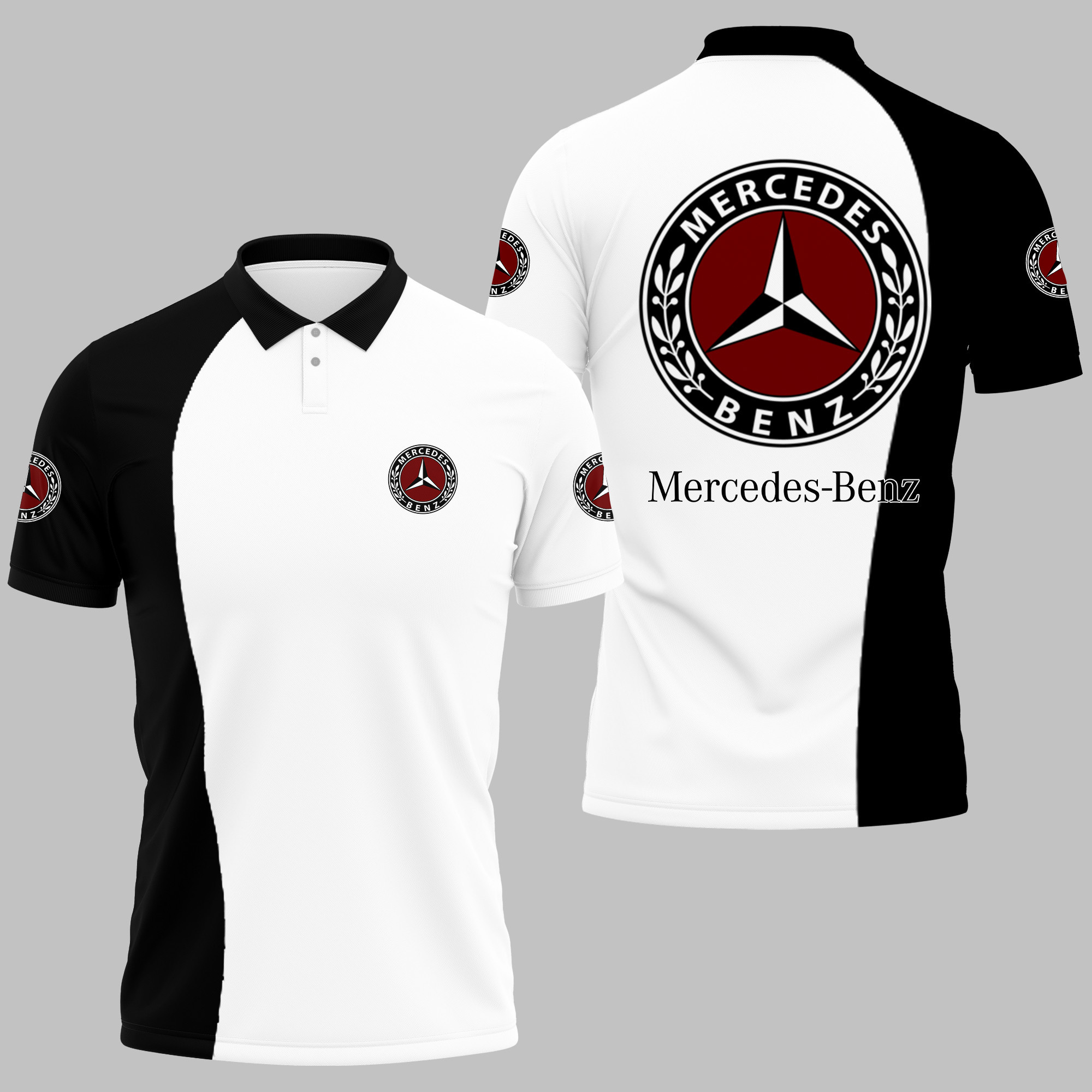 MERCEDES-BENZ Polo Shirt V02 - Famjoys MERCEDES-BENZ Polo Shirt V02 - Famjoys