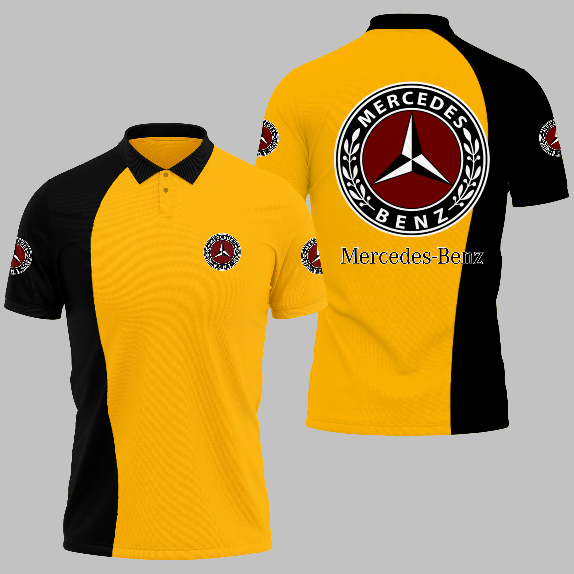MERCEDES-BENZ Polo Shirt V02 - Famjoys MERCEDES-BENZ Polo Shirt V02 - Famjoys