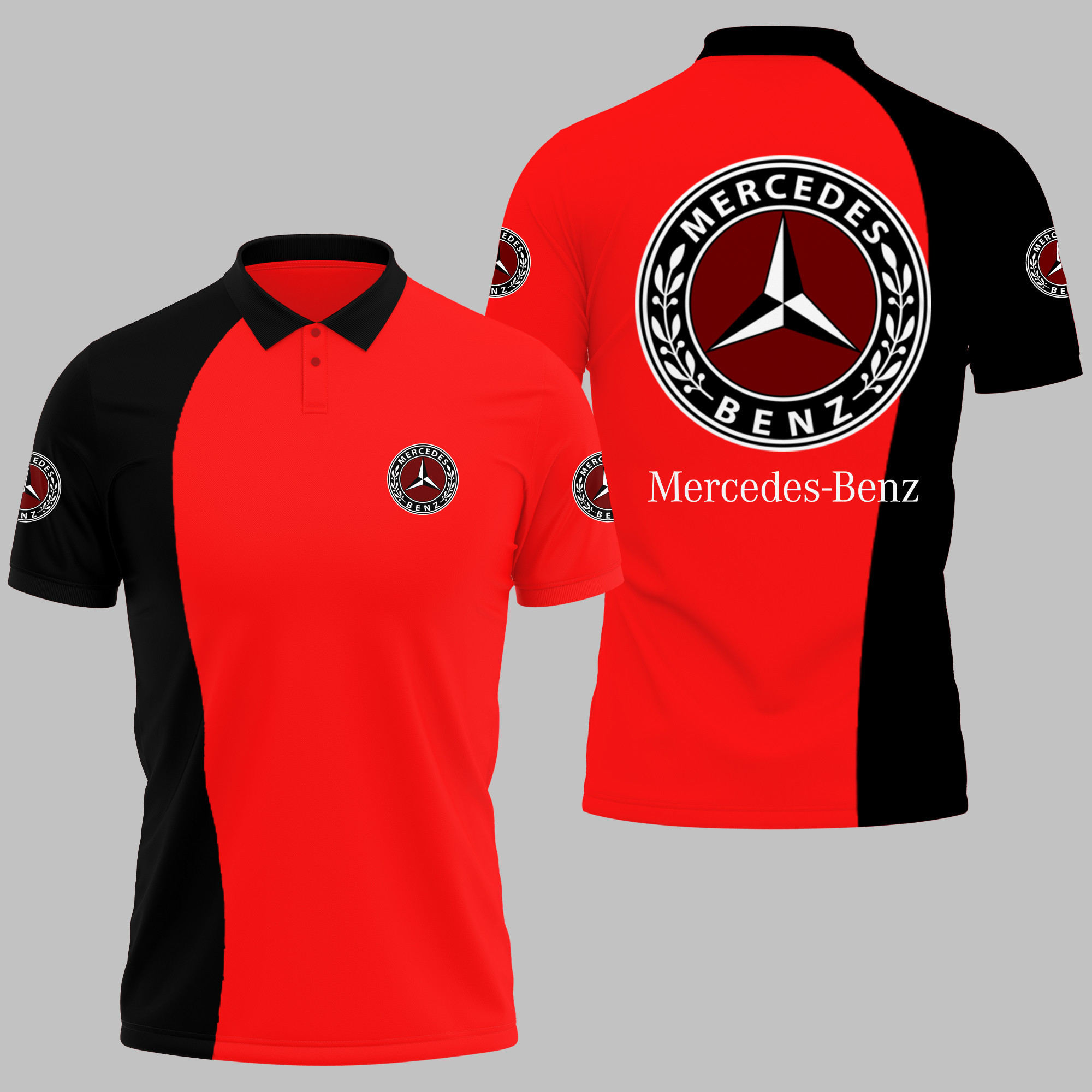 MERCEDES-BENZ Polo Shirt V02 - Famjoys MERCEDES-BENZ Polo Shirt V02 - Famjoys