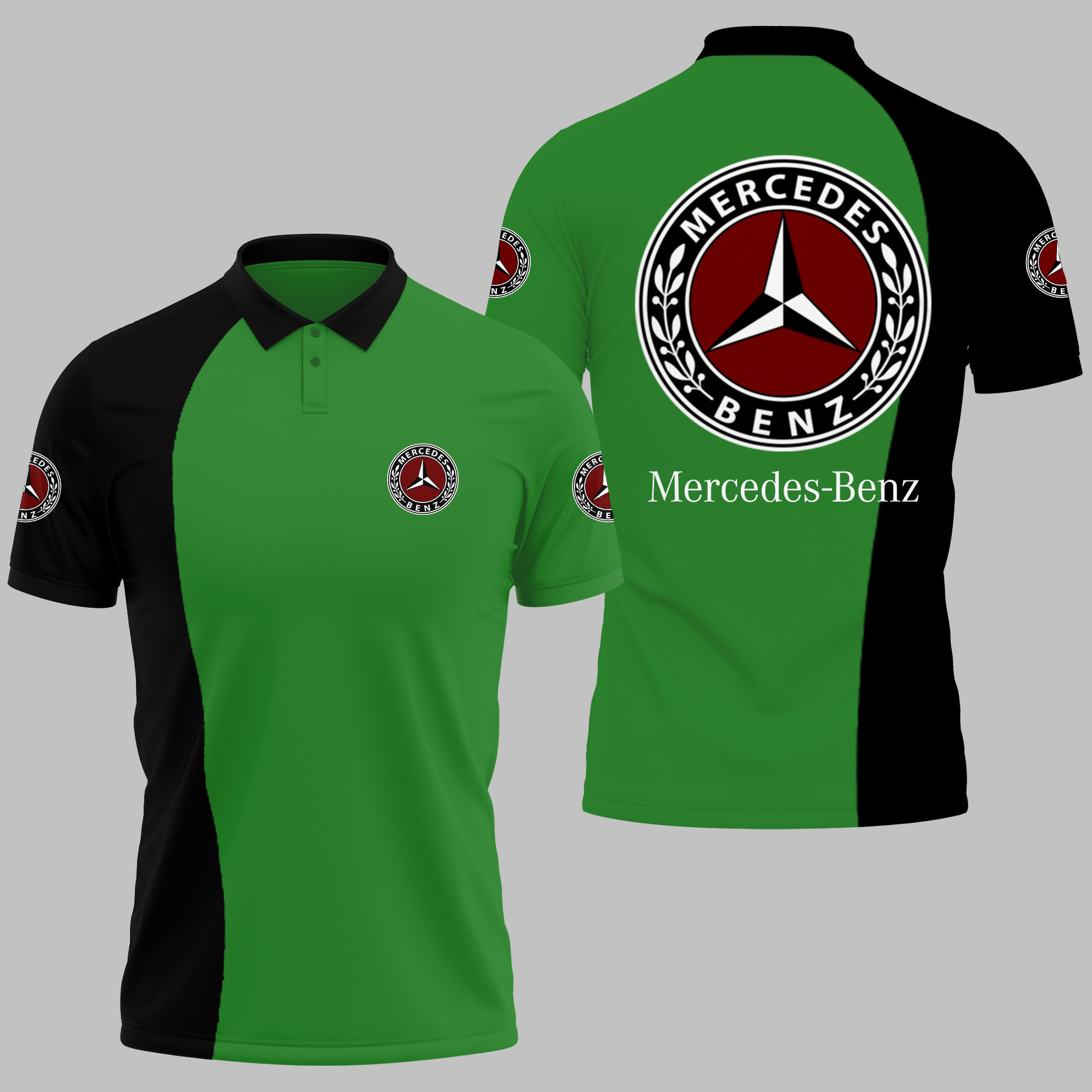 MERCEDES-BENZ Polo Shirt V02 - Famjoys MERCEDES-BENZ Polo Shirt V02 - Famjoys