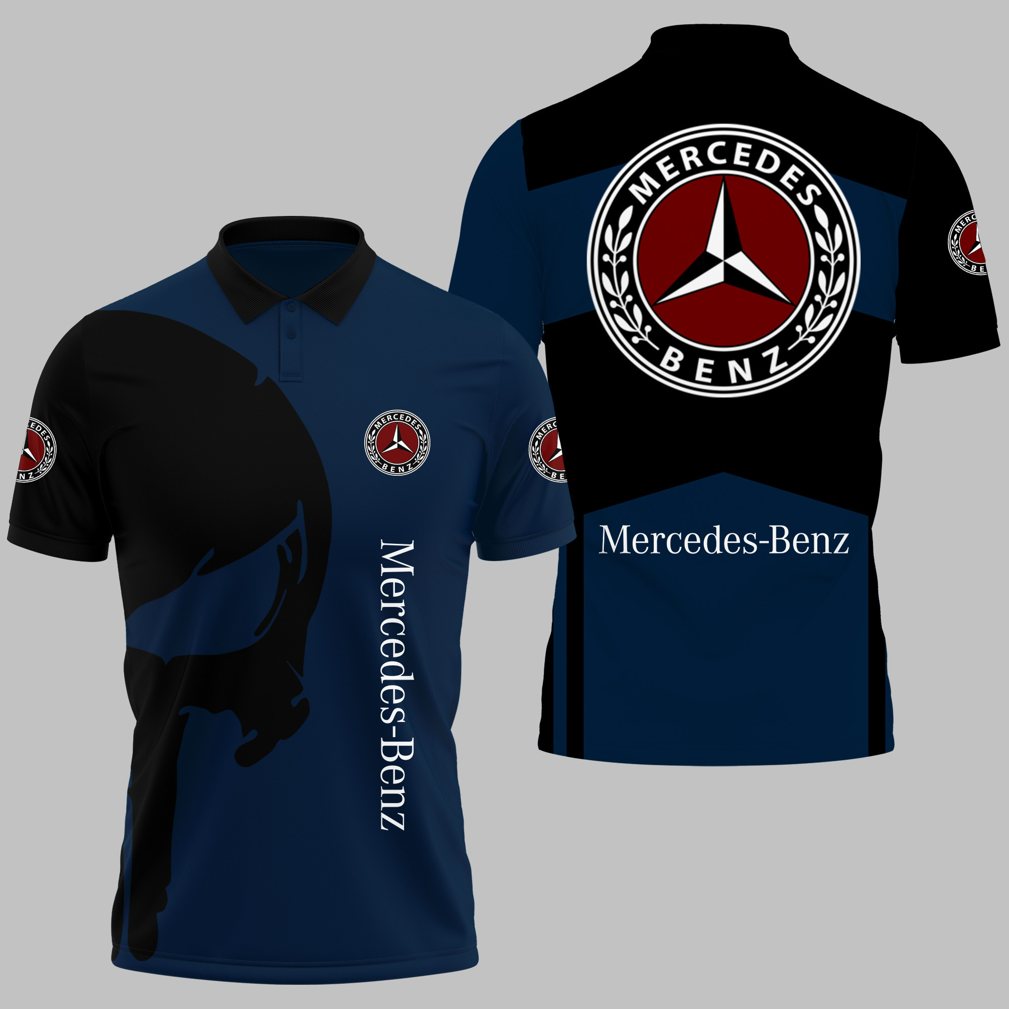 MERCEDES-BENZ Polo Shirt V04 - Famjoys MERCEDES-BENZ Polo Shirt V04 - Famjoys