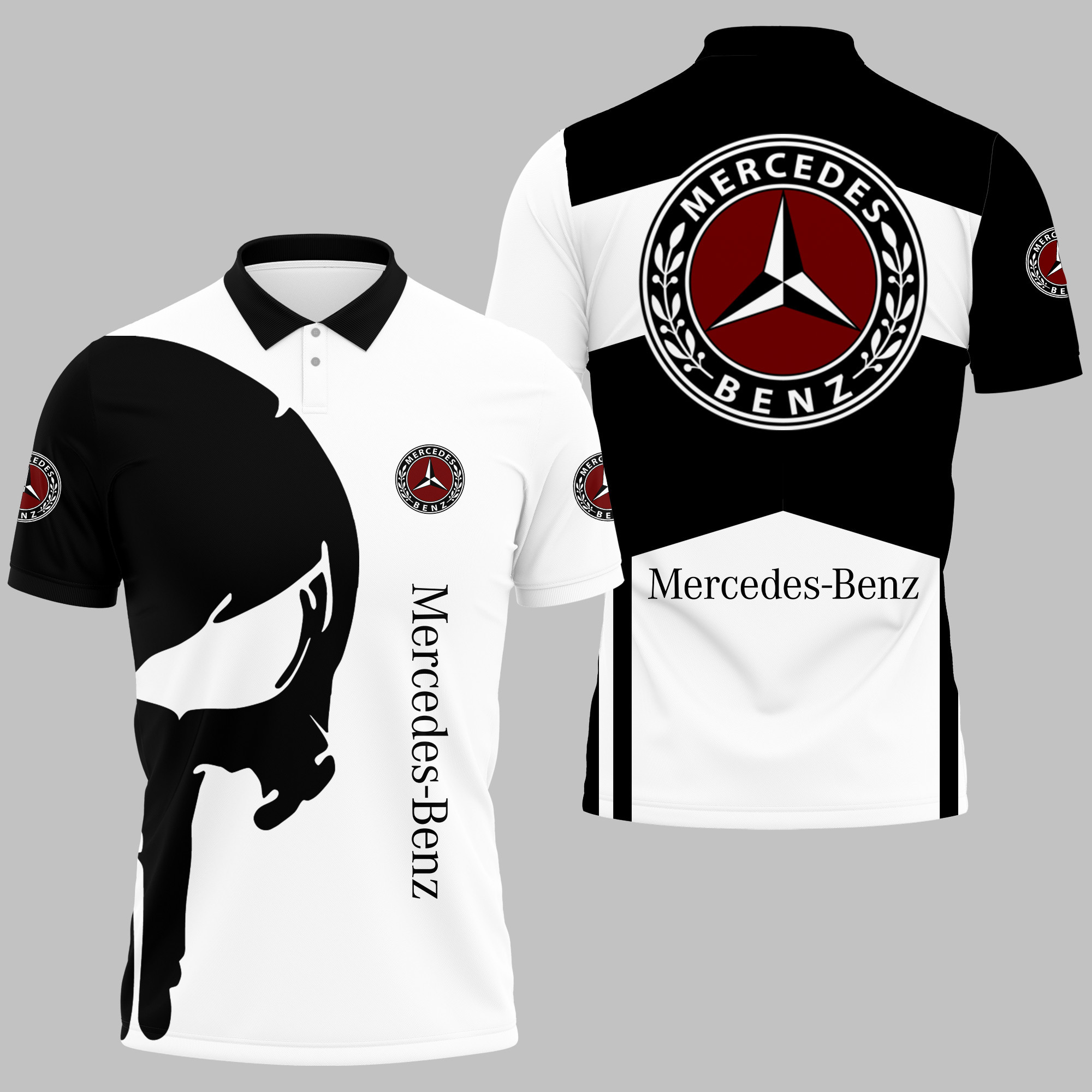 MERCEDES-BENZ Polo Shirt V04 - Famjoys MERCEDES-BENZ Polo Shirt V04 - Famjoys