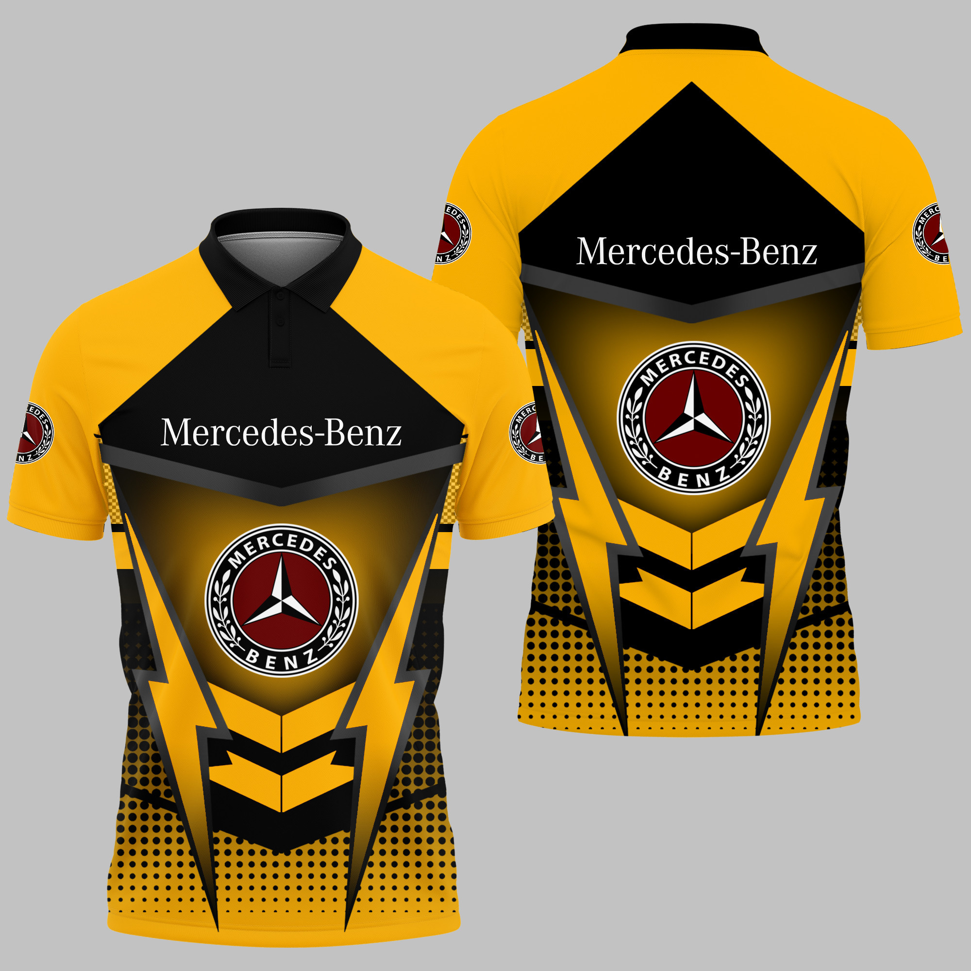 MERCEDES-BENZ Polo Shirt V05 - Famjoys MERCEDES-BENZ Polo Shirt V05 - Famjoys