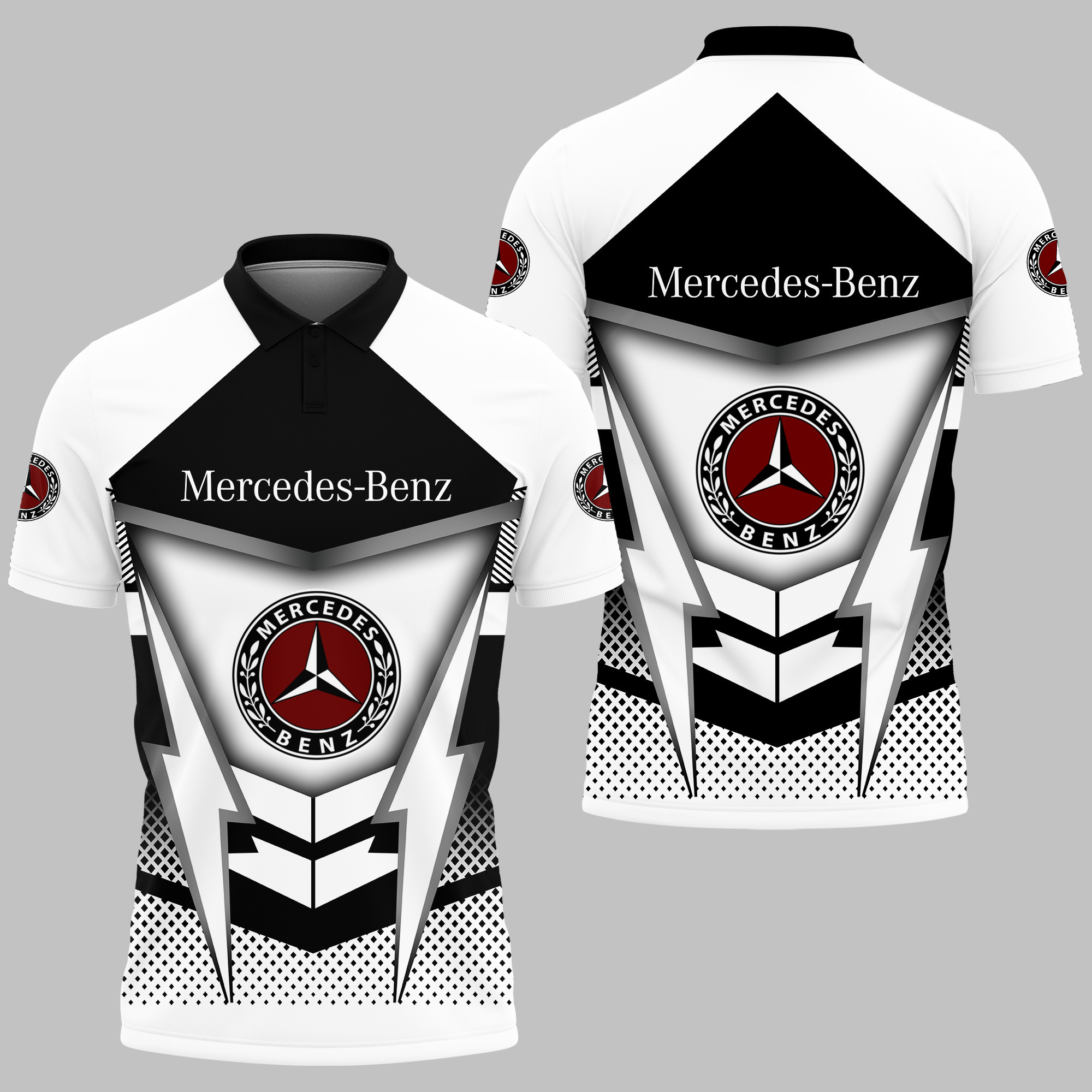 MERCEDES-BENZ Polo Shirt V05 - Famjoys MERCEDES-BENZ Polo Shirt V05 - Famjoys