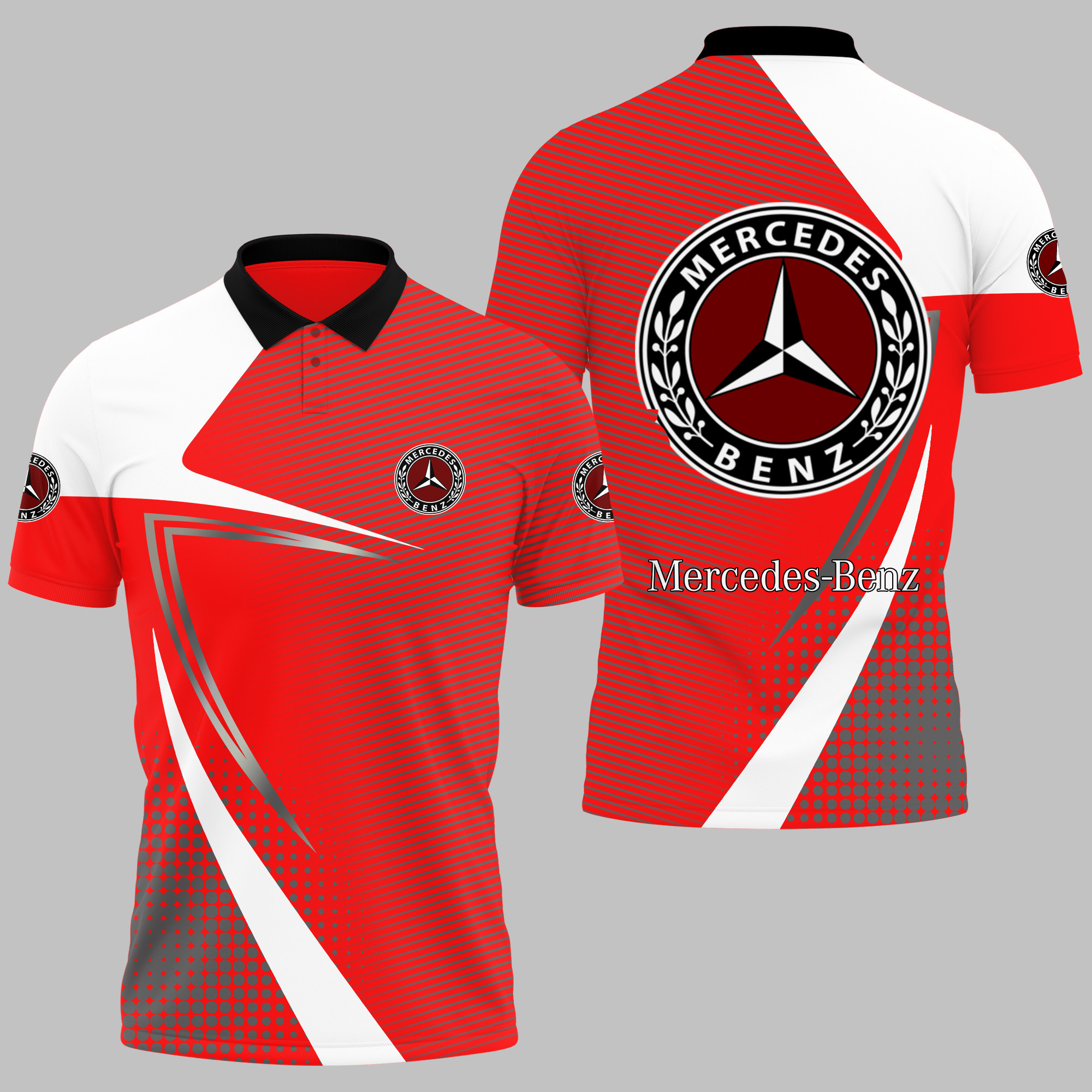 MERCEDES-BENZ Polo Shirt V06 - Famjoys MERCEDES-BENZ Polo Shirt V06 - Famjoys