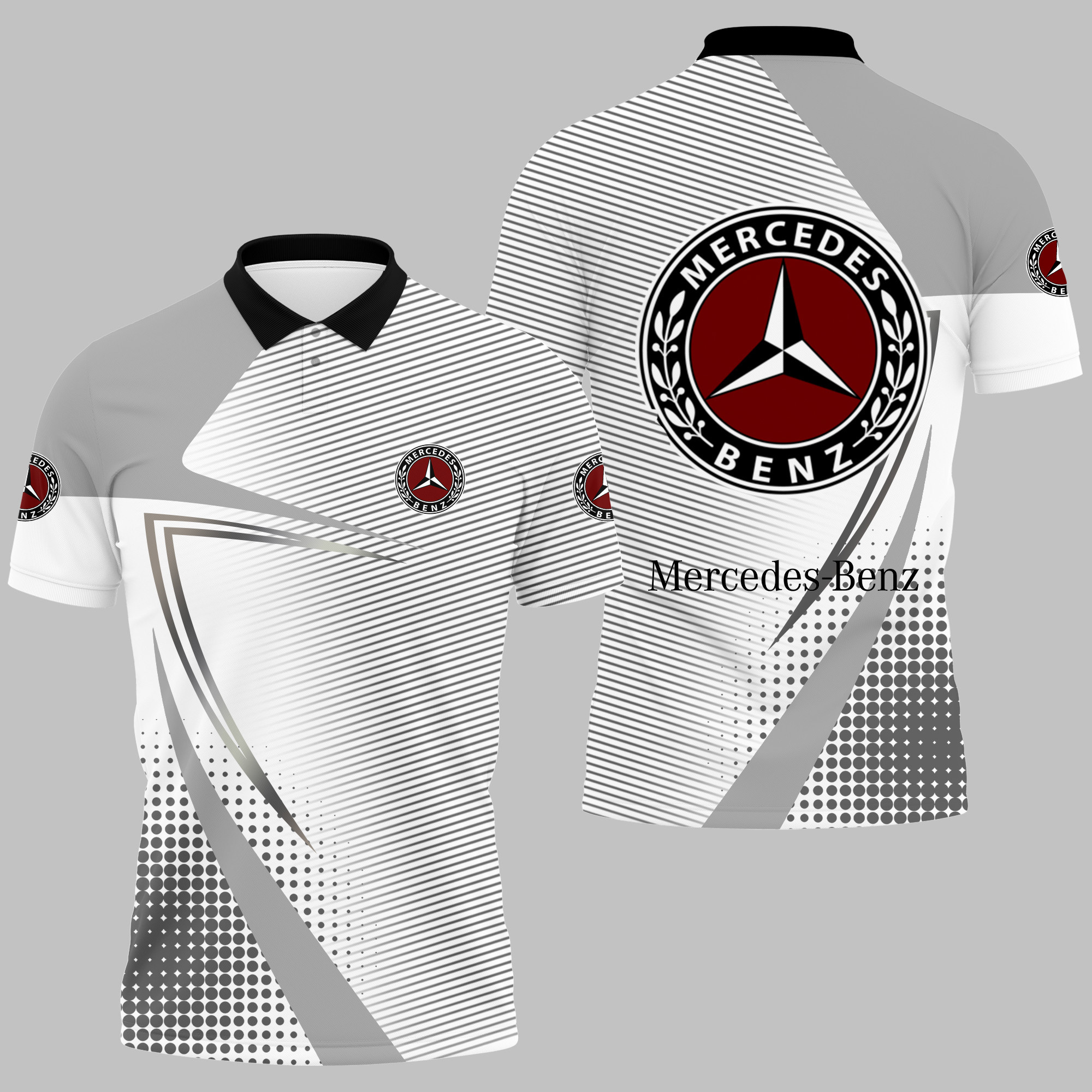MERCEDES-BENZ Polo Shirt V06 - Famjoys MERCEDES-BENZ Polo Shirt V06 - Famjoys