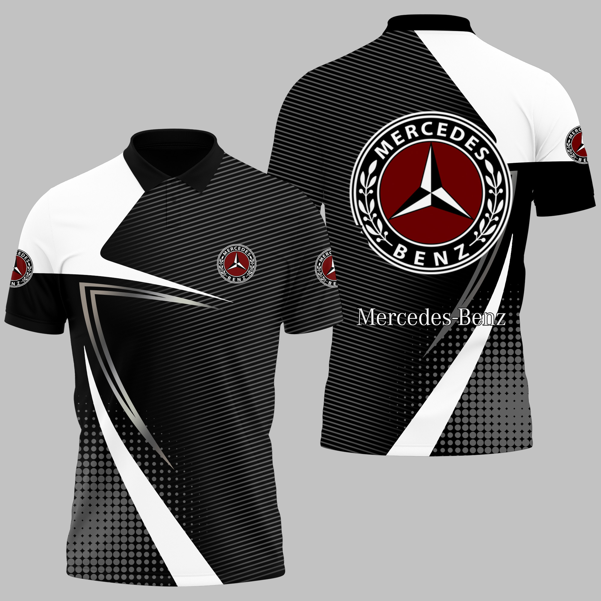 MERCEDES-BENZ Polo Shirt V07 - Famjoys MERCEDES-BENZ Polo Shirt V07 - Famjoys