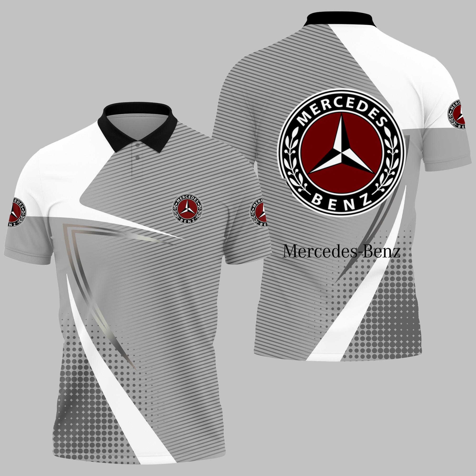 MERCEDES-BENZ Polo Shirt V07 - Famjoys MERCEDES-BENZ Polo Shirt V07 - Famjoys