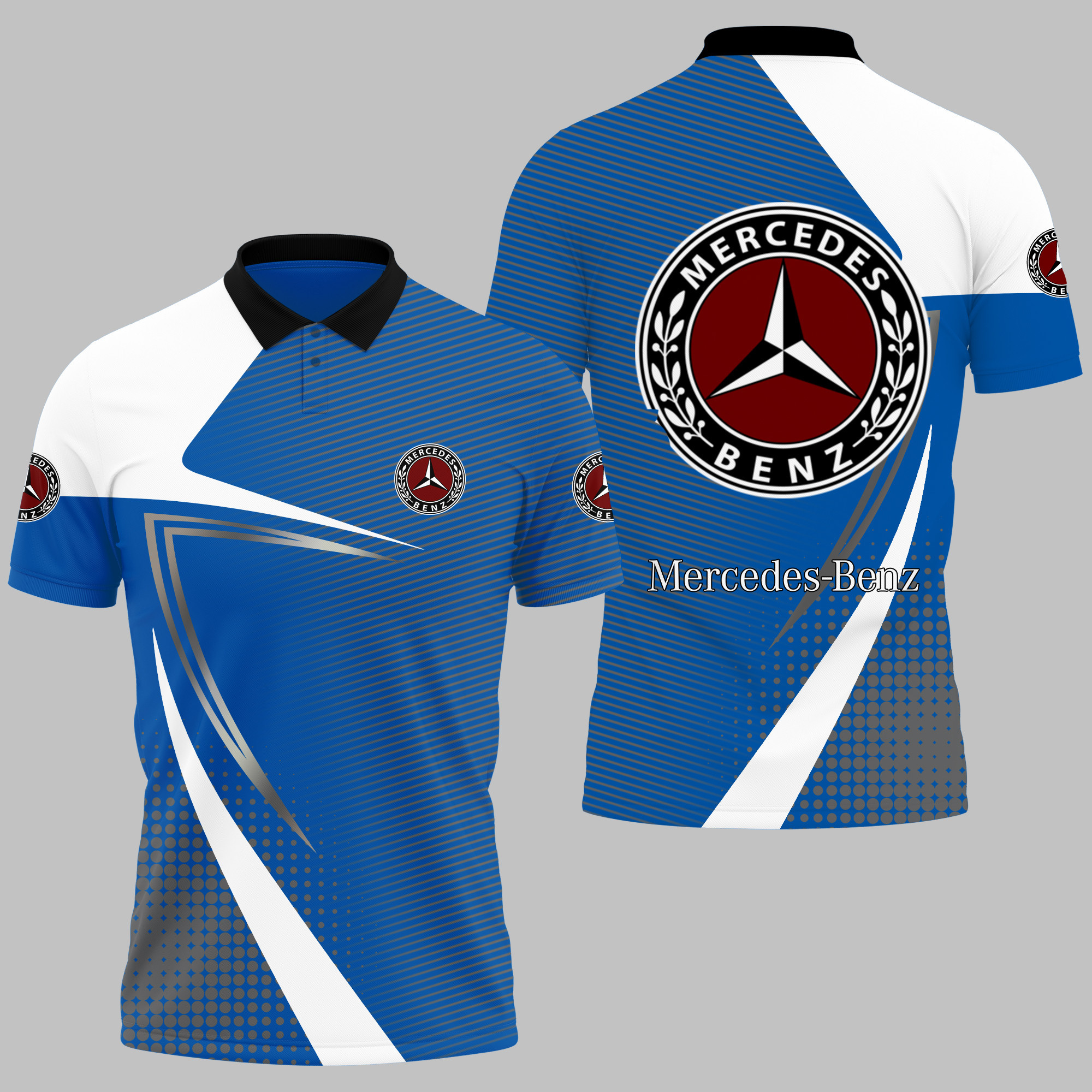 MERCEDES-BENZ Polo Shirt V07 - Famjoys MERCEDES-BENZ Polo Shirt V07 - Famjoys